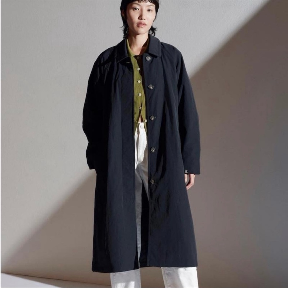 Everlane Black Trench Coat